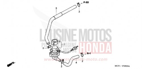 AIR INJECTION VALVE FJS6002 de 2002